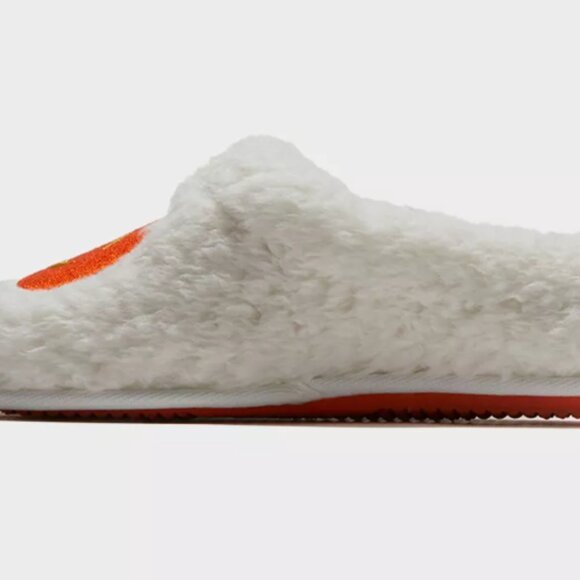 Dluxe By Dearfoams Women's Pumpkin Slide Slippers Cream - SIZE S (5-6) - Picture 4 of 9